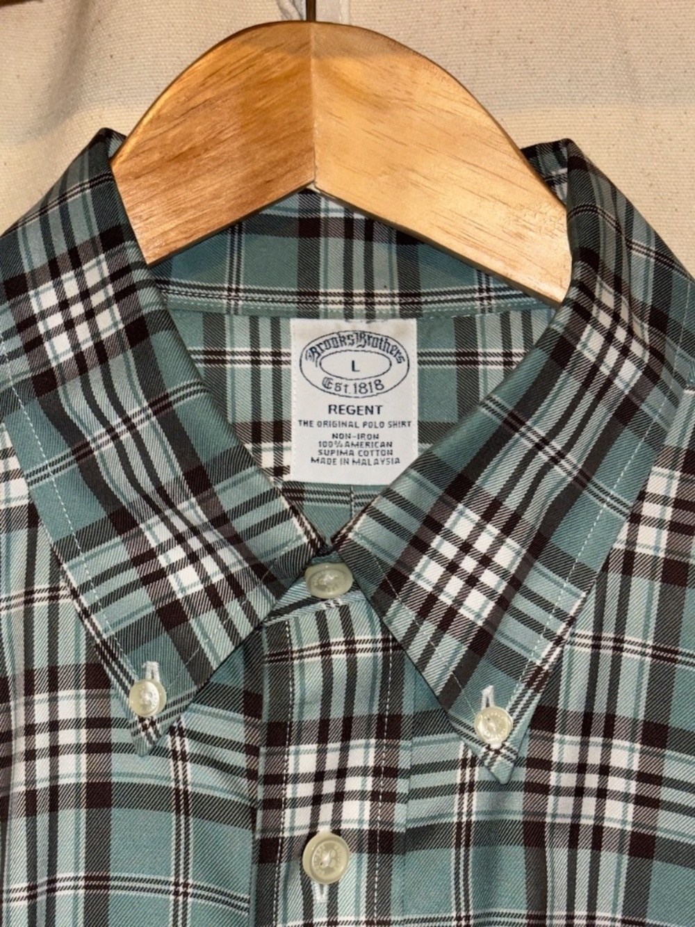 Men's Brooks Brothers Button-down Long-sleeve Large Shirts (Bundle of 5) - Picture 13 of 16